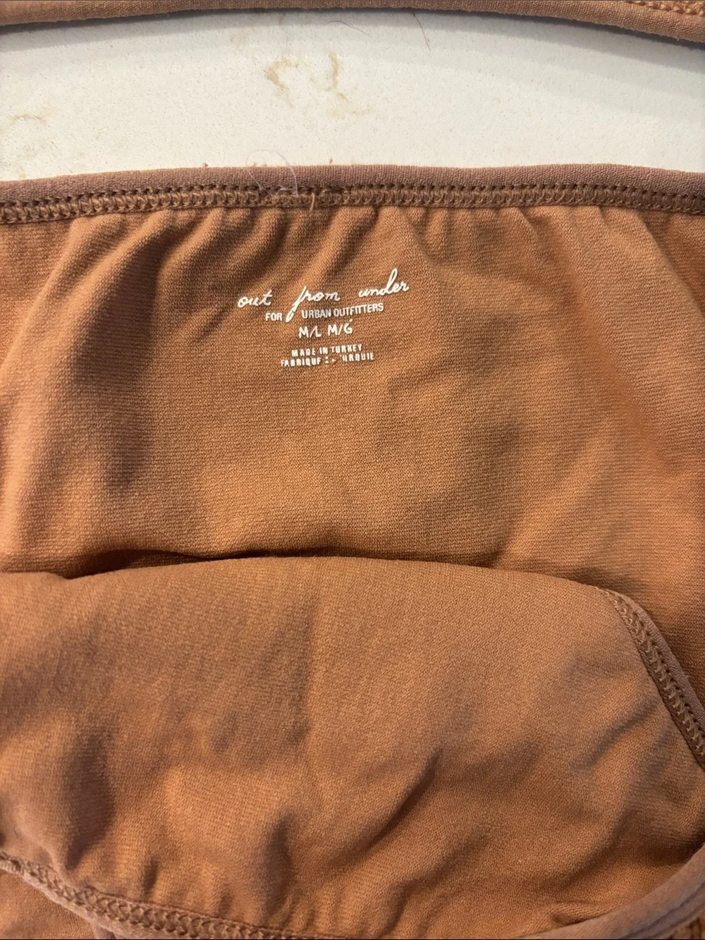 Urban Outfitters Brown Textured Two-Piece Bikini Set